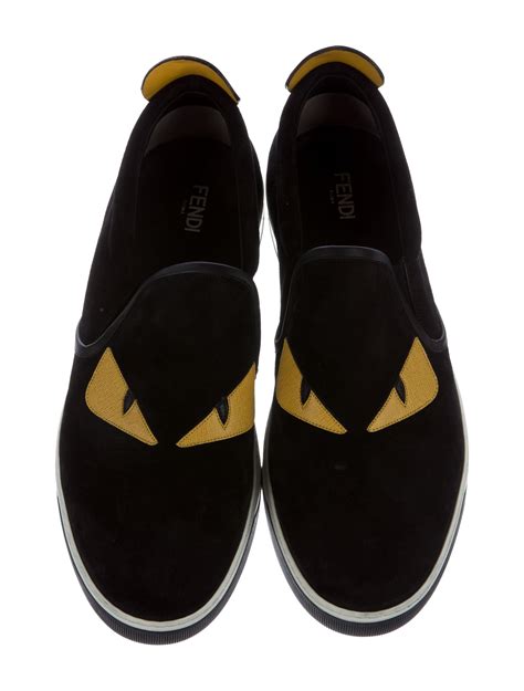 fendi 20mm monster leather slip-on sneakers|Buy Fendi Slip On Shoes: New Releases & Iconic Styles .